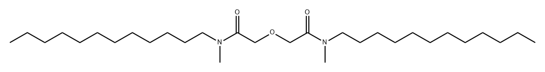 Acetamide, 2,2'-oxybis[N-dodecyl-N-methyl- Structure