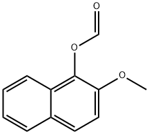 1-Naphthalenol, 2-methoxy-, 1-formate Structure