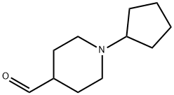 N-Cyclopentylpiperidine-4-carboxaldehyde 구조식 이미지