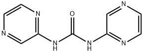 Urea, N,N'-di-2-pyrazinyl- Structure