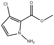 1H-Pyrrole-2-carboxylic acid, 1-amino-3-chloro-, methyl ester Structure