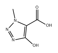 1H-1,2,3-Triazole-5-carboxylic acid, 4-hydroxy-1-methyl- Structure