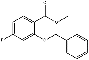 methyl 2-(benzyloxy)-4-fluorobenzoate Structure