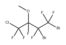 Butane, 1,2-dibromo-4-chloro-1,1,2,3,4,4-hexafluoro-3-methoxy- Structure