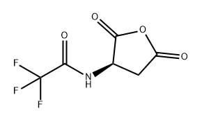 Acetamide, 2,2,2-trifluoro-N-[(3R)-tetrahydro-2,5-dioxo-3-furanyl]- 구조식 이미지