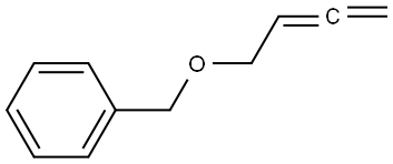 Benzene, [(2,3-butadien-1-yloxy)methyl]- Structure