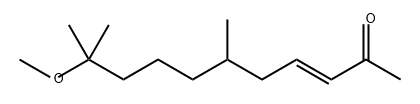 3-Undecen-2-one, 10-methoxy-6,10-dimethyl-, (3E)- Structure