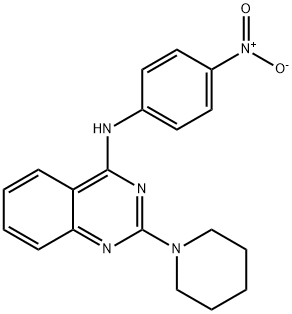 N-(4-Nitrophenyl)-2-(piperidin-1-yl)quinazolin-4-amine Structure