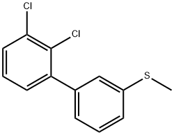 2,3-Dichloro-3'-methylsulfanyl-biphenyl Structure