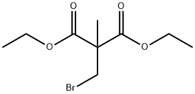 Propanedioic acid, 2-(bromomethyl)-2-methyl-, 1,3-diethyl ester Structure