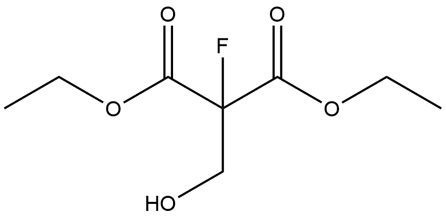 Diethyl 2-Fluoro-2-(hydroxymethyl)malonate Structure