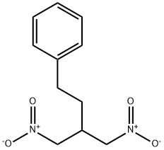 (4-nitro-3-(nitromethyl)butyl)benzene Structure