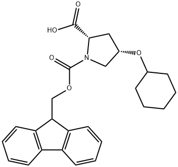 Fmoc-L-Pro(4-OcHx)-OH (2S,4R) Structure