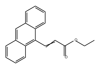 2-Propenoic acid, 3-(9-anthracenyl)-, ethyl ester Structure