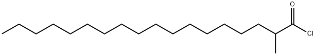 Octadecanoyl chloride, 2-methyl- Structure