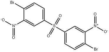 Benzene, 1,1'-sulfonylbis[4-bromo-3-nitro- 구조식 이미지