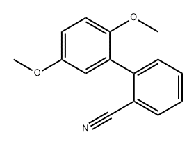 [1,1'-Biphenyl]-2-carbonitrile, 2',5'-dimethoxy- 구조식 이미지