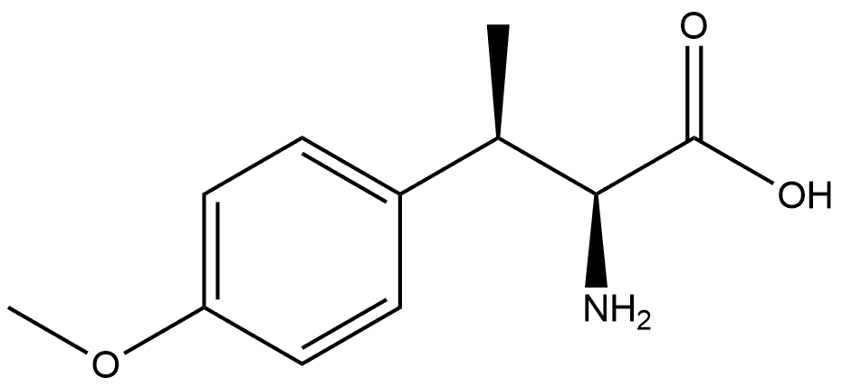 L-Tyrosine, O,β-dimethyl-, (βR)- Structure