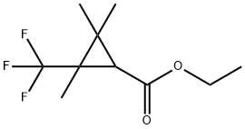 methyl 2,2,3-trimethyl-3-(trifluoromethyl)cyclopropane-1-carboxylate Structure