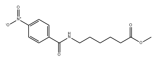 Hexanoic acid, 6-[(4-nitrobenzoyl)amino]-, methyl ester Structure