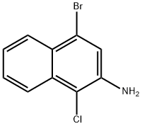 4-bromo-1-chloronaphthalen-2-amine Structure