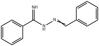 Benzenecarboximidic acid, 2-(phenylmethylene)hydrazide Structure