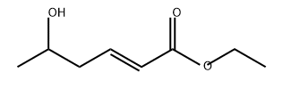 2-Hexenoic acid, 5-hydroxy-, ethyl ester, (2E)- 구조식 이미지