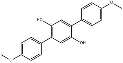 [1,1':4',1''-Terphenyl]-2',5'-diol, 4,4''-dimethoxy- Structure