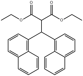 Diethyl 2-(di(naphthalen-1-yl)methyl)malonate 구조식 이미지