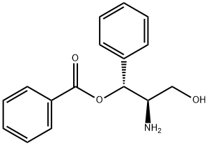 1,3-Propanediol, 2-amino-1-phenyl-, 1-benzoate, (1R,2R)- Structure