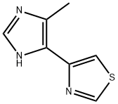 Thiazole, 4-?(4-?methyl-?1H-?imidazol-?5-?yl)?- 구조식 이미지