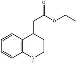 ethyl 2-(1,2,3,4-tetrahydroquinolin-4-yl)acetate 구조식 이미지