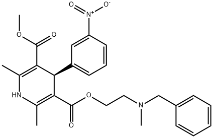 (R)-(-)-Nicardipine 구조식 이미지