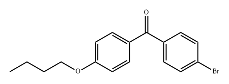 Methanone, (4-bromophenyl)(4-butoxyphenyl)- 구조식 이미지