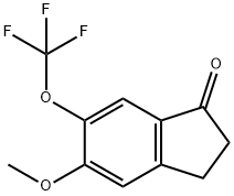 5-Methoxy-6-trifluoromethoxy-indan-1-one
5-Methoxy-6-trifluoromethoxy-indan-1-one Structure