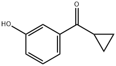 Cyclopropyl(3-hydroxyphenyl)methanone Structure