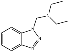 (1H-1,2,3-Benzotriazol-1-ylmethyl)diethylamine Structure