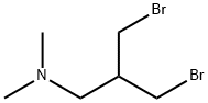 1-Propanamine, 3-bromo-2-(bromomethyl)-N,N-dimethyl- Structure