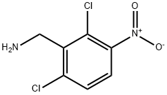Benzenemethanamine, 2,6-dichloro-3-nitro- Structure