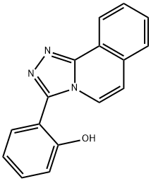 Phenol, 2-(1,2,4-triazolo[3,4-a]isoquinolin-3-yl)- Structure