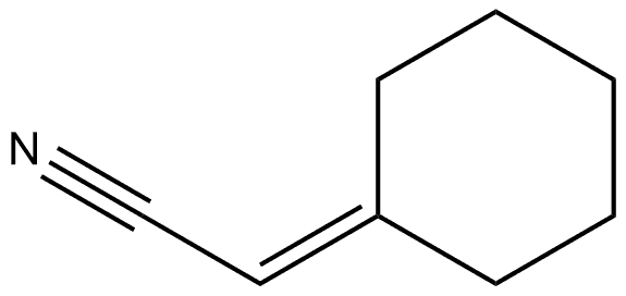 Acetonitrile, cyclohexylidene-, (E)- (9CI) Structure