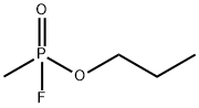 Phosphonofluoridic acid, P-methyl-, propyl ester Structure