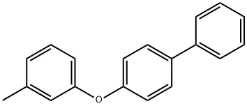 1,1'-Biphenyl, 4-(3-methylphenoxy)- 구조식 이미지