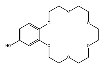 1,4,7,10,13,16-Benzohexaoxacyclooctadecin-18-ol, 2,3,5,6,8,9,11,12,14,15-decahydro- Structure