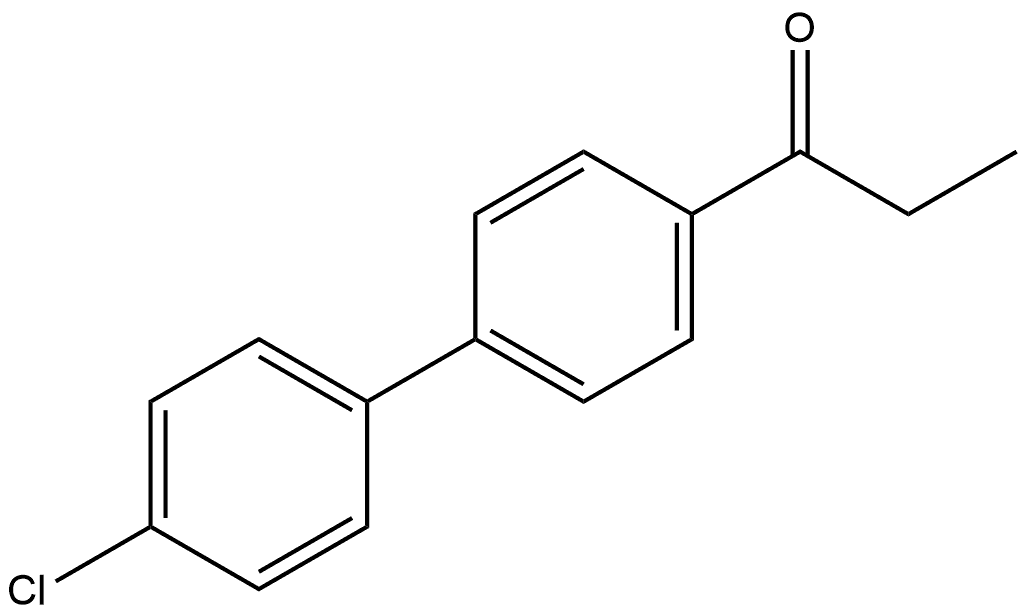 1-(4'-Chloro[1,1'-biphenyl]-4-yl)-1-propanone Structure