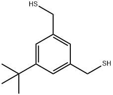 1,3-Benzenedimethanethiol, 5-(1,1-dimethylethyl)- Structure