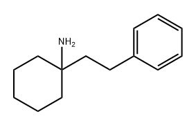 1-Phenethylcyclohexan-1-amine Structure