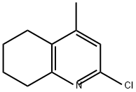 Quinoline, 2-chloro-5,6,7,8-tetrahydro-4-methyl- Structure