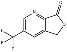 Furo[3,4-b]pyridin-7(5H)-one, 3-(trifluoromethyl)- 구조식 이미지
