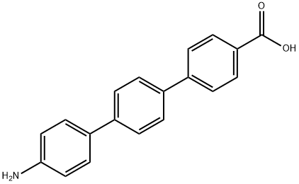 [1,1':4',1''-Terphenyl]-4-carboxylic acid, 4''-amino- (9CI) Structure